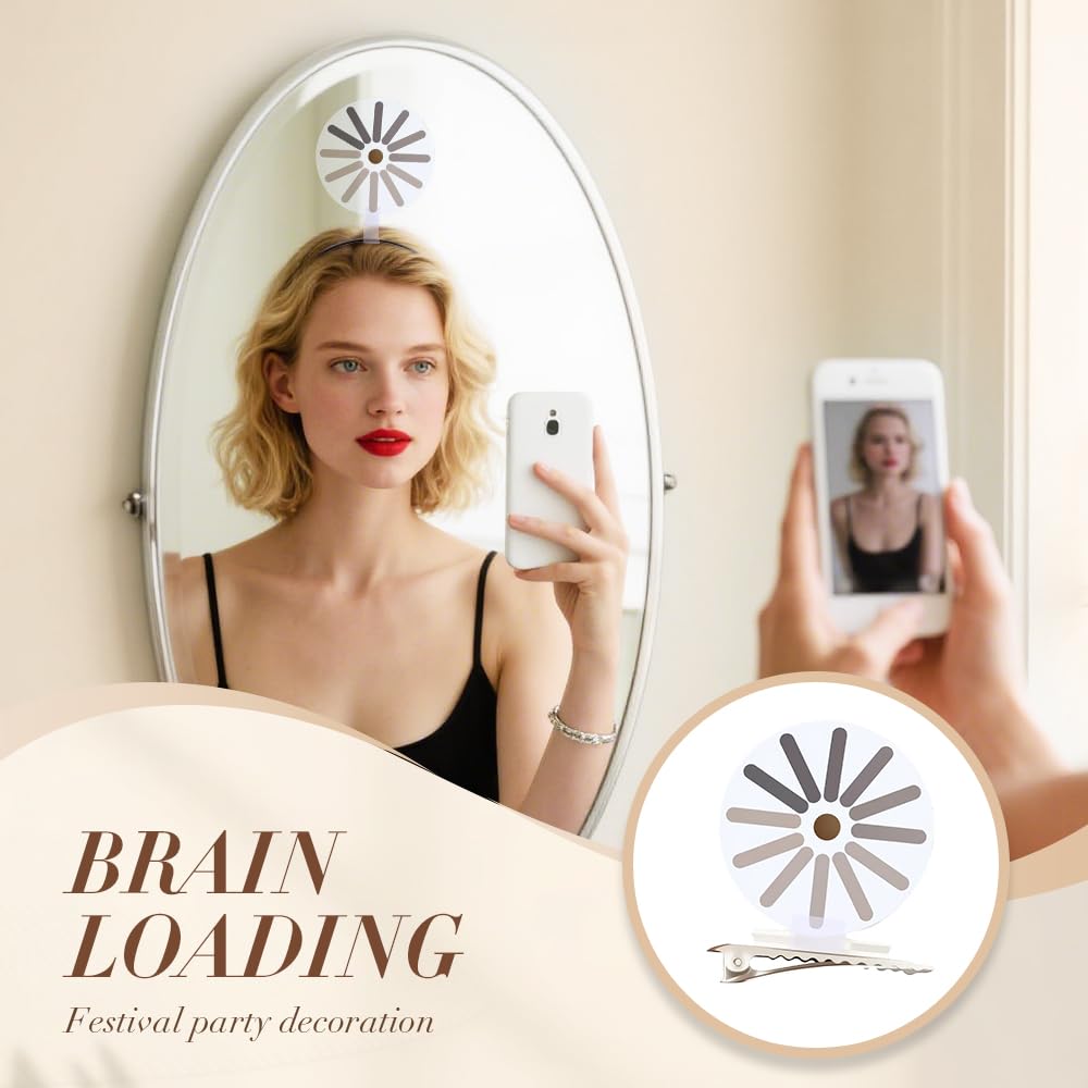 Brain Loading Headband, 2025 New Loading Creative Headband/Hairpin for Daily Wear and Makeup, Fun & Unique Brain Loading Headbands for Women Men Everyday Style