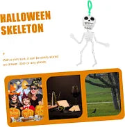2 Pieces Skeleton Toys Children's Food Toy Skeleton with Removable Joints Decoration Outdoor Decoration Skull Decoration Role Play Toy Outdoor Toy Ghost Decoration Skull Toy Prop Pull Halloween Pendant