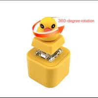 Spinning Quack Duck Keychain&FrogCroaking Realistic Sound Fidget Toywith liahts Durable ABS PlasticConstruction for Adults Kids FocusRelaxation Stress Relief