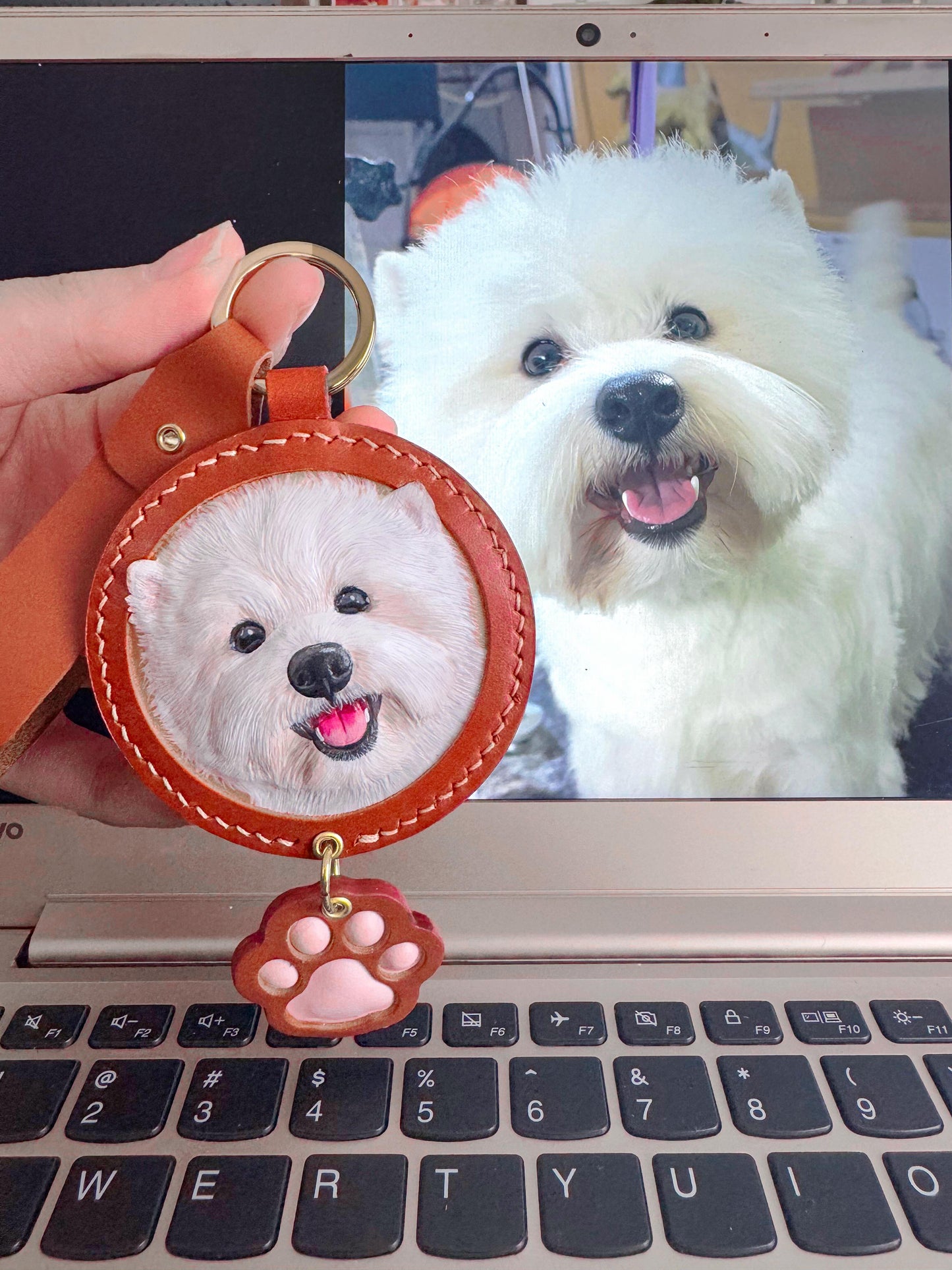 Artisan-Crafted Faux Leather Pet Collection | Hand-Engraved Portrait Keepsakes