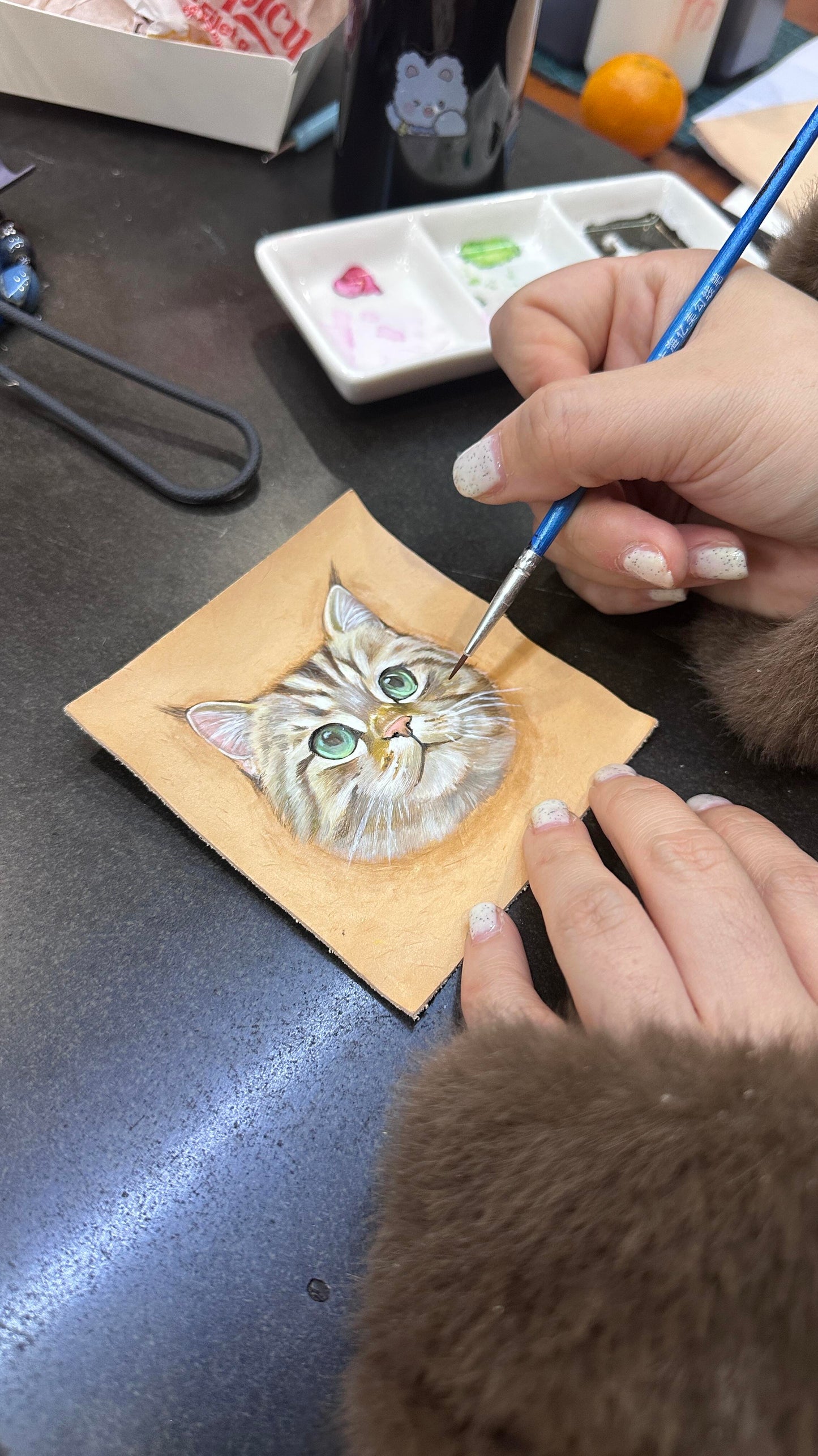 Artisan-Crafted Faux Leather Pet Collection | Hand-Engraved Portrait Keepsakes