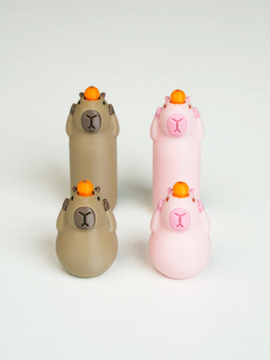 Capybara pencil cap