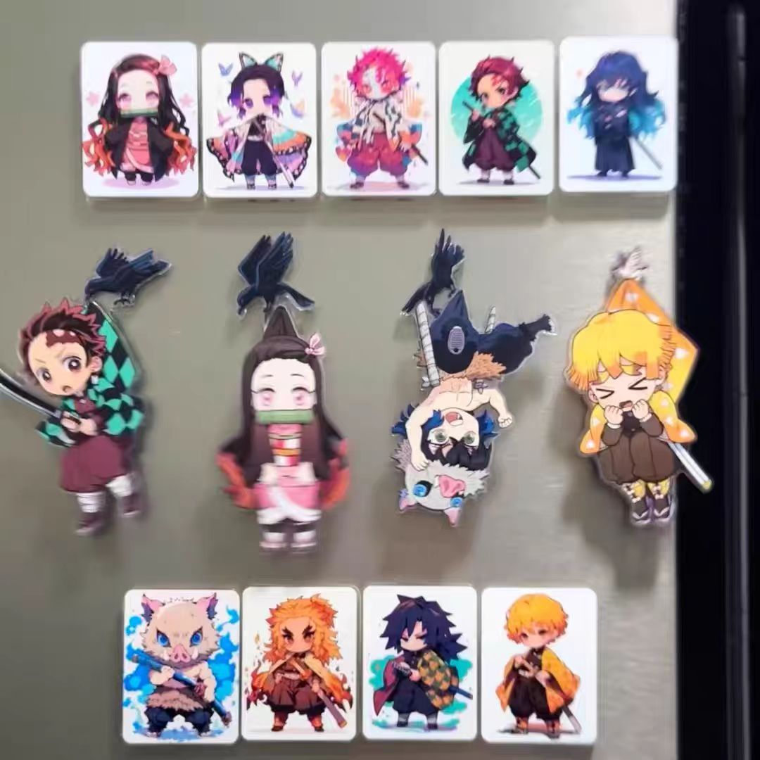Demon Slayer Fridge Magnets Collection | Spinning Anime Decor