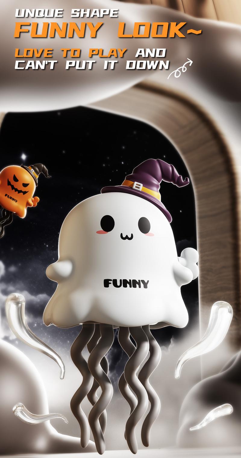 New Arrival Halloween Twist Ghost Wind Up Toy Magical Dancing Funny Gift