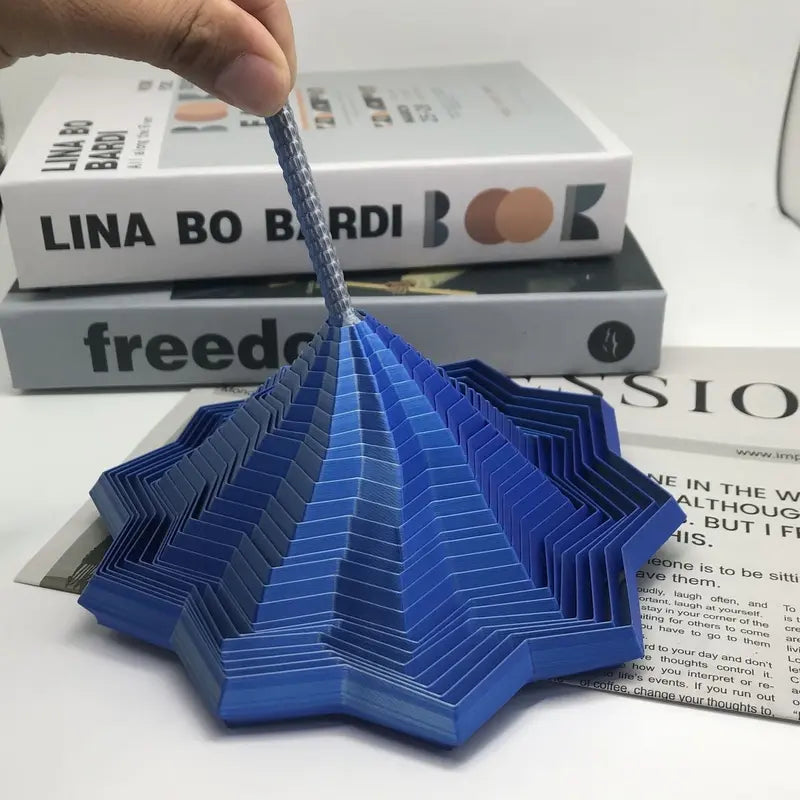 Sensory Fidget Star with Handle – Hypnotic Visual & ASMR Sound Stress Relief Toy