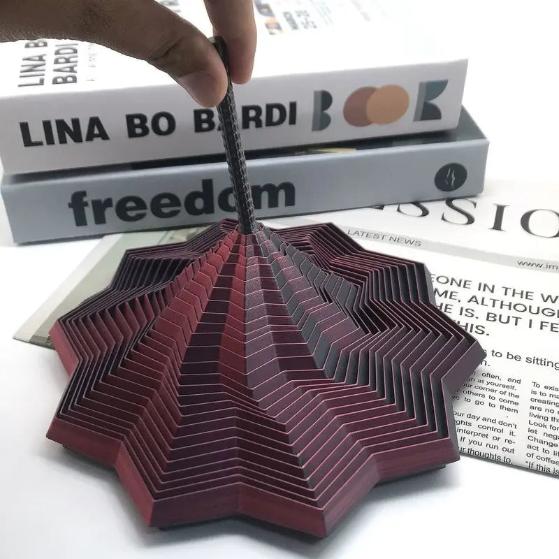 Sensory Fidget Star with Handle – Hypnotic Visual & ASMR Sound Stress Relief Toy