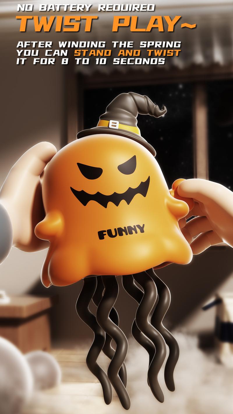 New Arrival Halloween Twist Ghost Wind Up Toy Magical Dancing Funny Gift