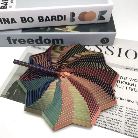 Sensory Fidget Star with Handle – Hypnotic Visual & ASMR Sound Stress Relief Toy